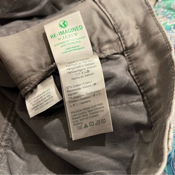NWT J. Crew Size 32T Tall Vintage Slim Straight Chino Pant Gray AB799 - Picture 6 of 6
